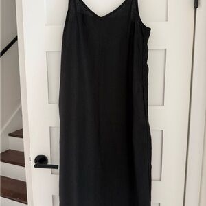 notPERFECTLINEN LANGLEY-2 maxi slip linen dress